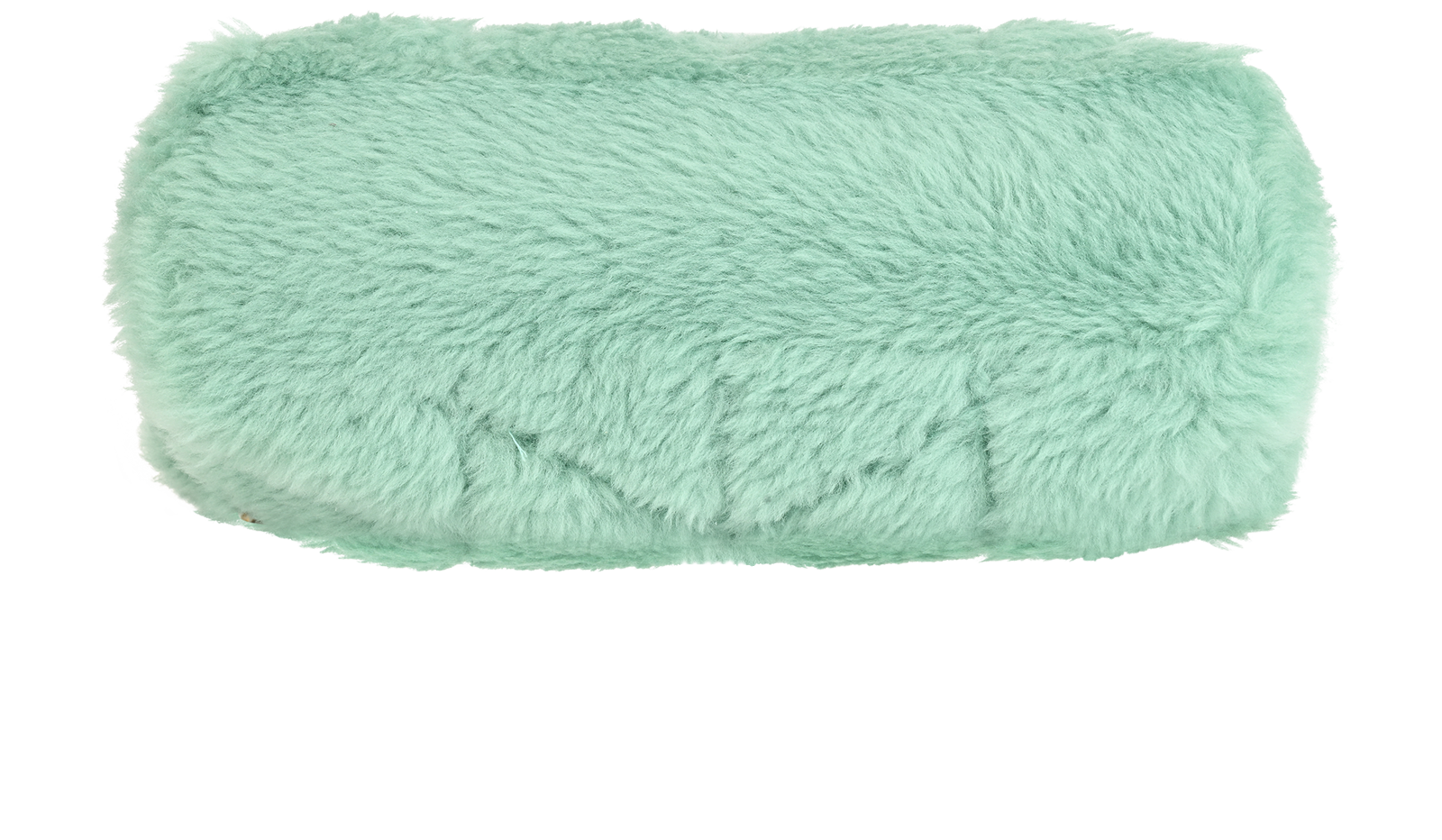 Small LouLou Puffer Shearling, &pound;795, Handbags, Green, Leather/Shearling, Top view